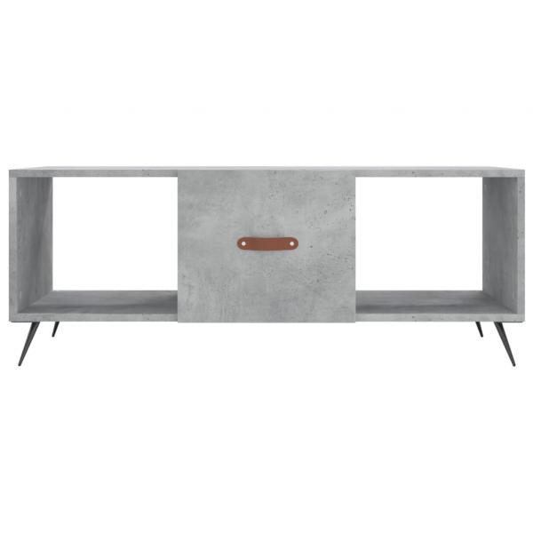 Couchtisch Betongrau 102x50x40 cm Holzwerkstoff