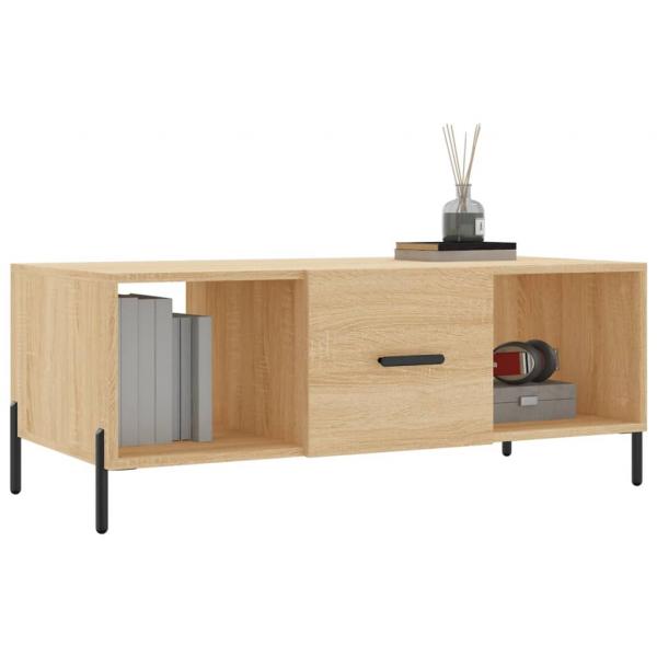 Couchtisch Sonoma-Eiche 102x50x40 cm Holzwerkstoff