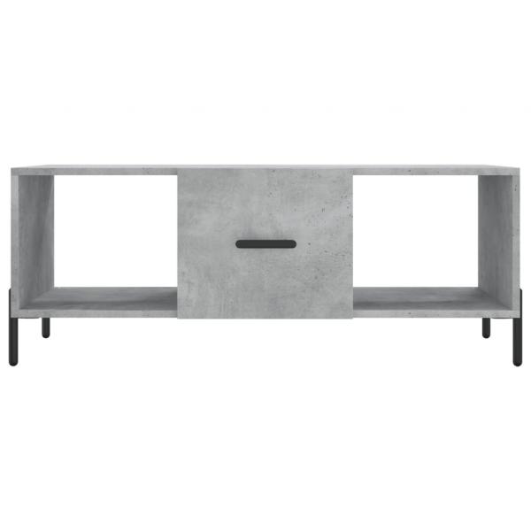 Couchtisch Betongrau 102x50x40 cm Holzwerkstoff