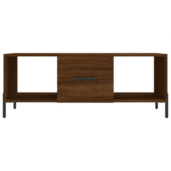 Couchtisch Braun Eichen-Optik 102x50x40 cm Holzwerkstoff