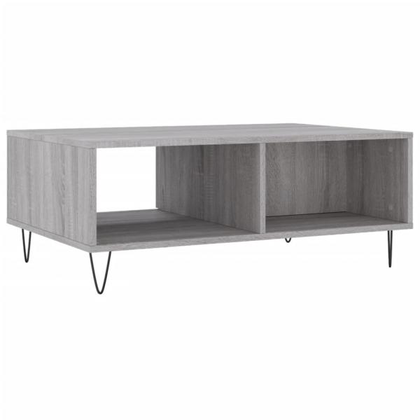 Couchtisch Grau Sonoma 90x60x35 cm Holzwerkstoff