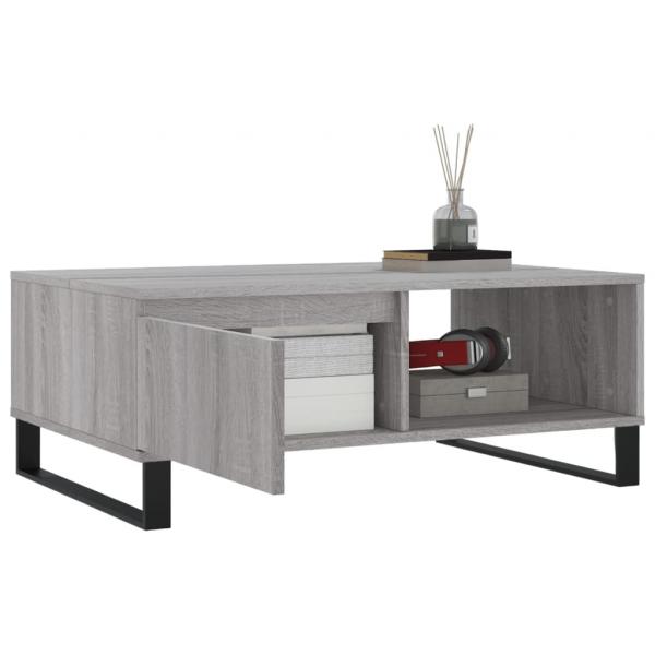 Couchtisch Grau Sonoma 90x60x35 cm Holzwerkstoff