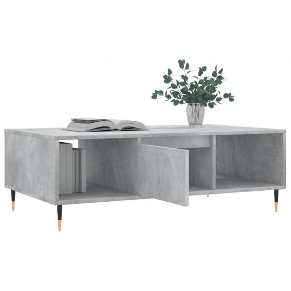 Couchtisch Betongrau 104x60x35 cm Holzwerkstoff