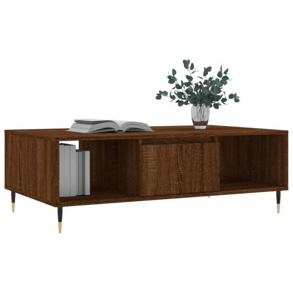 Couchtisch Braun Eichen-Optik 104x60x35 cm Holzwerkstoff