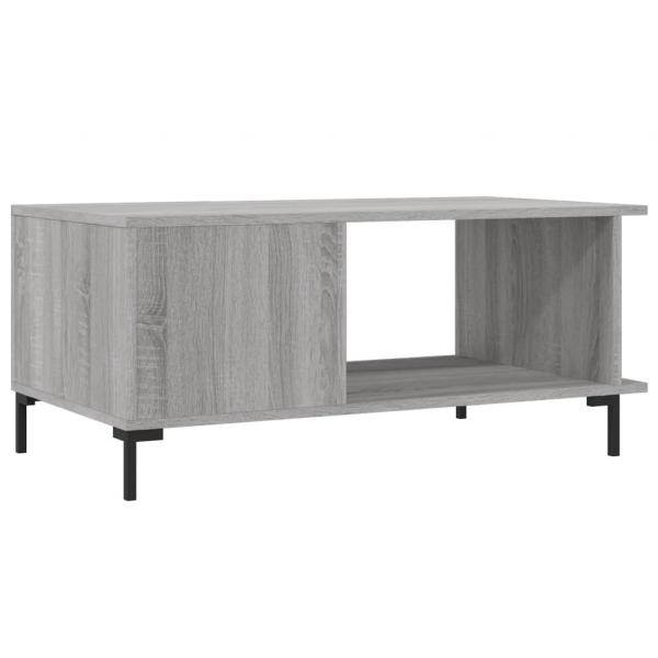 Couchtisch Grau Sonoma 90x50x40 cm Holzwerkstoff