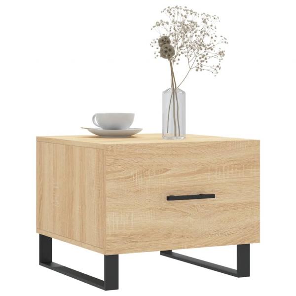 Couchtisch Sonoma-Eiche 50x50x40 cm Holzwerkstoff