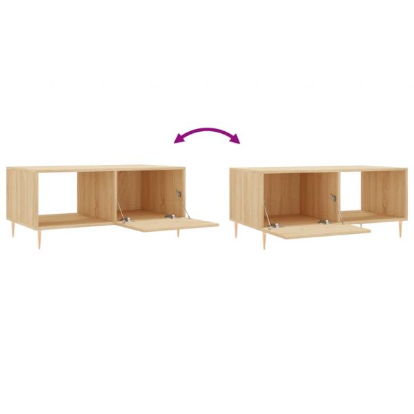 Couchtisch Sonoma-Eiche 90x50x40 cm Holzwerkstoff