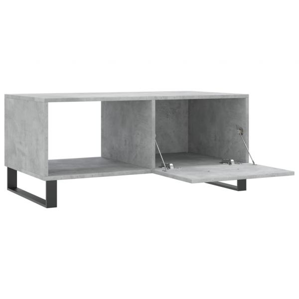 Couchtisch Betongrau 90x50x40 cm Holzwerkstoff