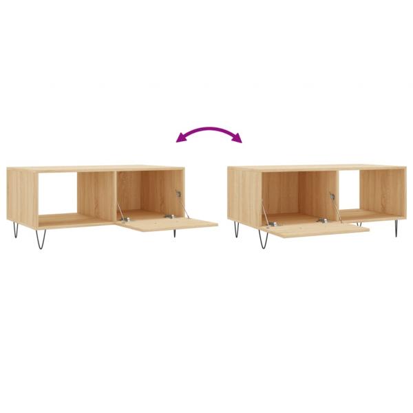 Couchtisch Sonoma-Eiche 90x50x40 cm Holzwerkstoff