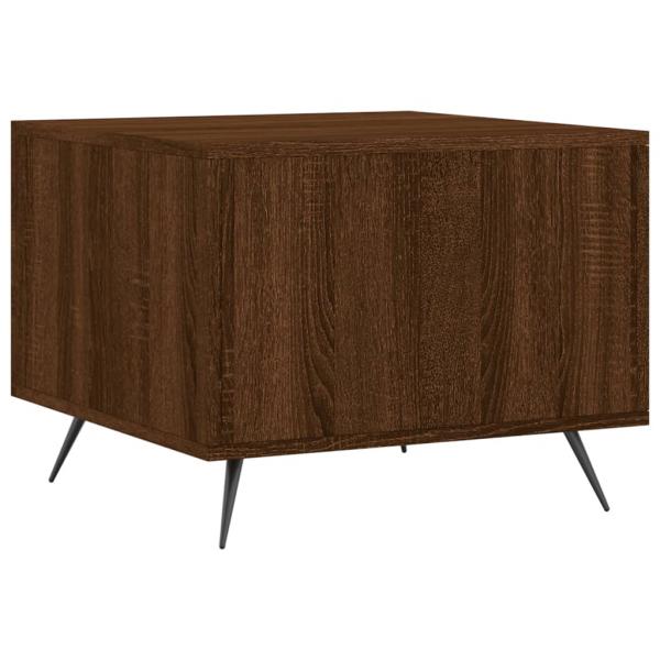 Couchtisch Braun Eichen-Optik 50x50x40 cm Holzwerkstoff