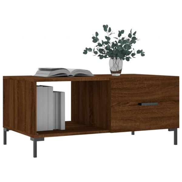 Couchtisch Braun Eichen-Optik 90x50x40 cm Holzwerkstoff