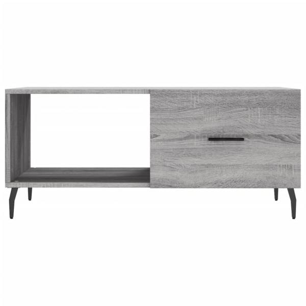 Couchtisch Grau Sonoma 90x50x40 cm Holzwerkstoff