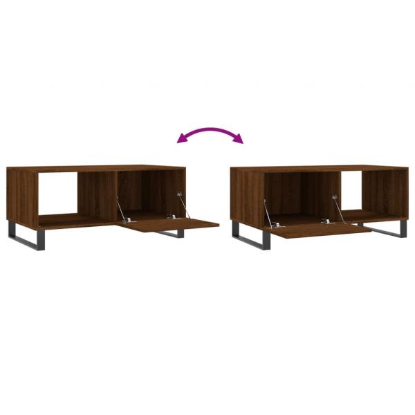 Couchtisch Braun Eichen-Optik 90x50x40 cm Holzwerkstoff