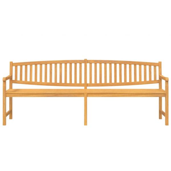 Gartenbank 228x59,5x90 cm Massivholz Teak