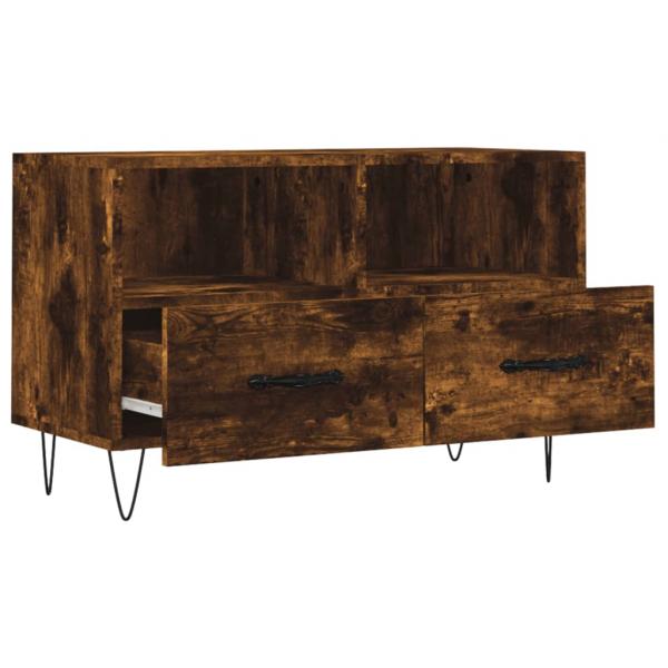 TV-Schrank Räuchereiche 80x36x50 cm Holzwerkstoff