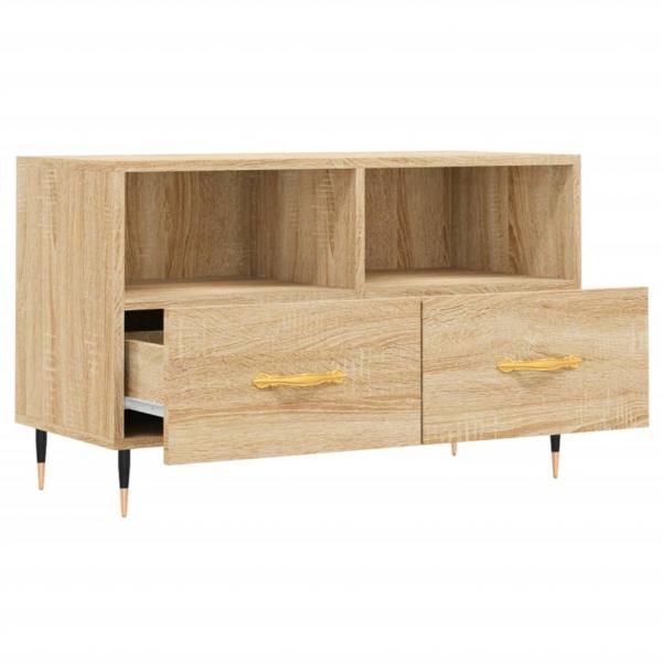 TV-Schrank Sonoma-Eiche 80x36x50 cm Holzwerkstoff