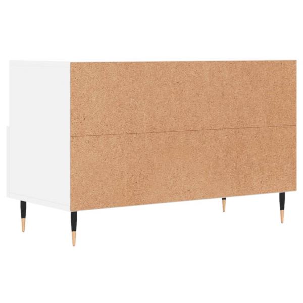 TV-Schrank Weiß 80x36x50 cm Holzwerkstoff