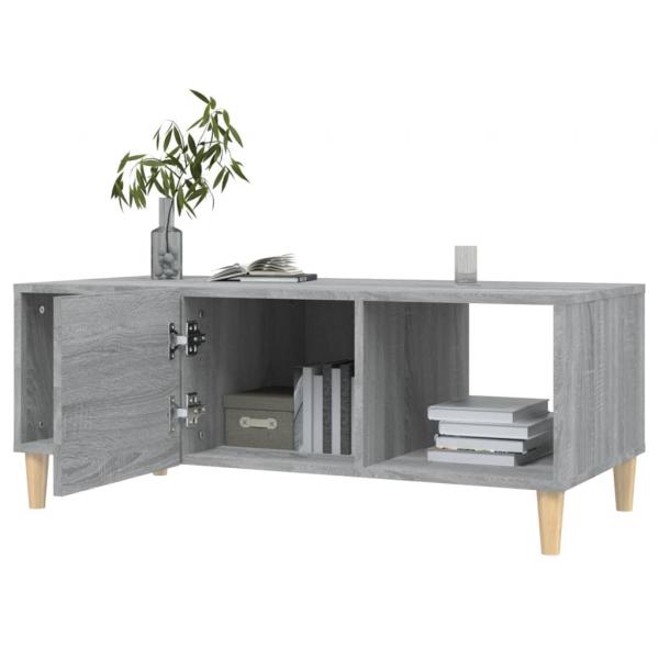 Couchtisch Grau Sonoma 102x50x40 cm Holzwerkstoff