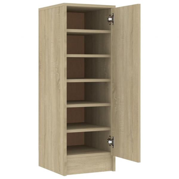 Schuhschrank Sonoma-Eiche 32x35x92 cm Holzwerkstoff