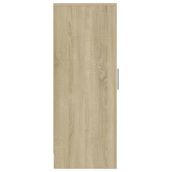 Schuhschrank Sonoma-Eiche 32x35x92 cm Holzwerkstoff