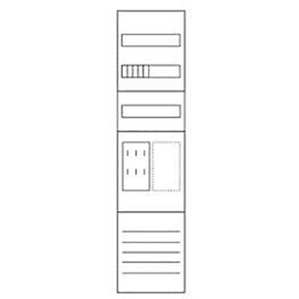 Eaton Electric ZSD-M17B0013 Zählerfeld, 1-feldrig, vorbereitet, Version M17B0013