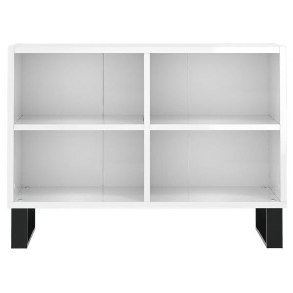 TV-Schrank Hochglanz-Weiß 69,5x30x50 cm Holzwerkstoff