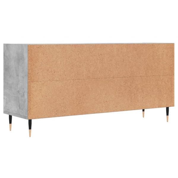 TV-Schrank Betongrau 103,5x30x50 cm Holzwerkstoff