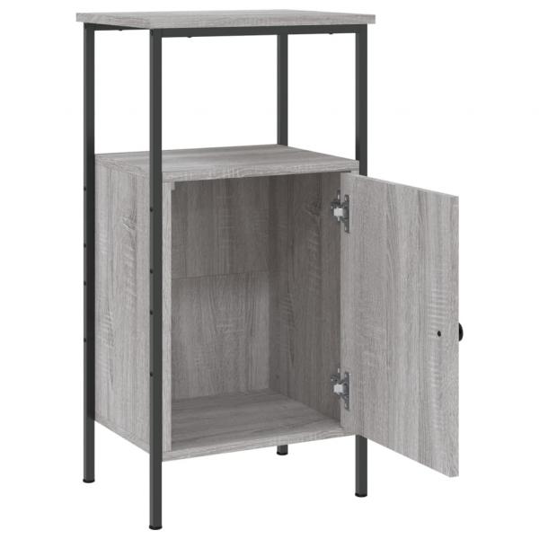 Nachttische 2 Stk. Grau Sonoma 41x31x80 cm Holzwerkstoff