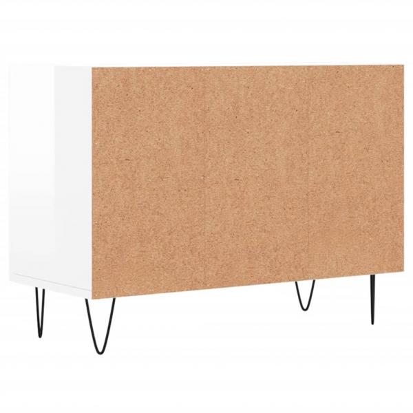 TV-Schrank Hochglanz-Weiß 69,5x30x50 cm Holzwerkstoff