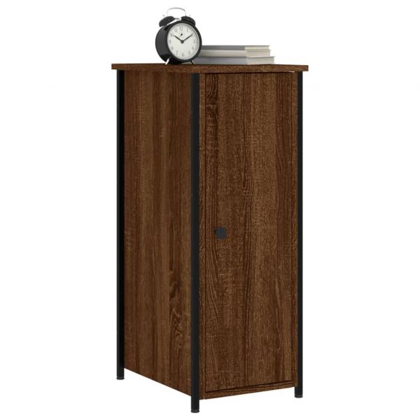 Nachttische 2 Stk. Braun Eichen-Optik 32x42x80 cm Holzwerkstoff