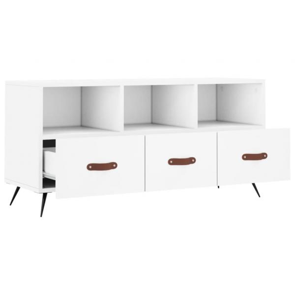 TV-Schrank Weiß 102x36x50 cm Holzwerkstoff