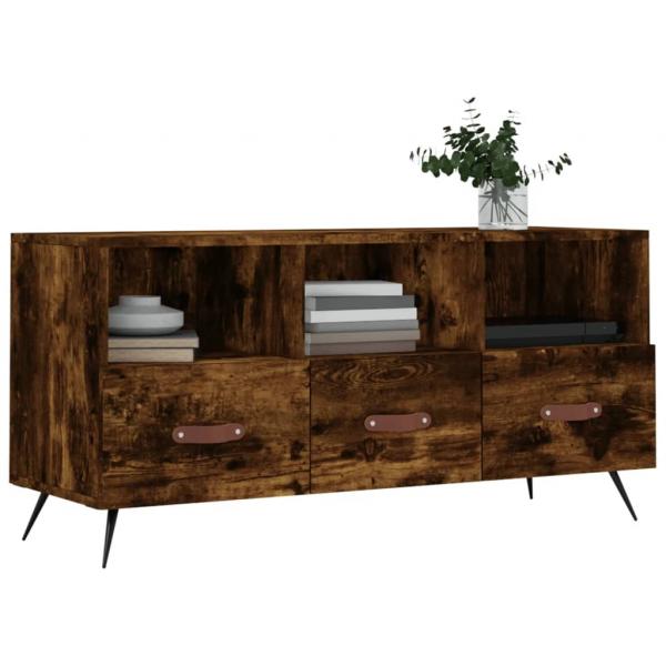 TV-Schrank Räuchereiche 102x36x50 cm Holzwerkstoff