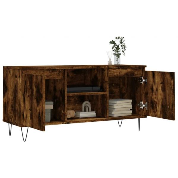 TV-Schrank Räuchereiche 104x35x50 cm Holzwerkstoff