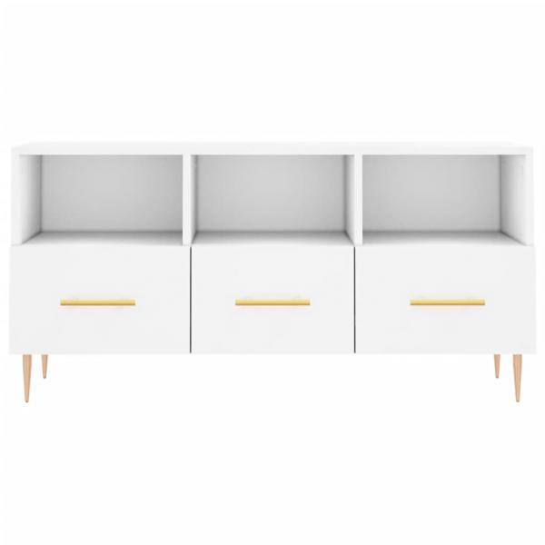 TV-Schrank Weiß 102x36x50 cm Holzwerkstoff