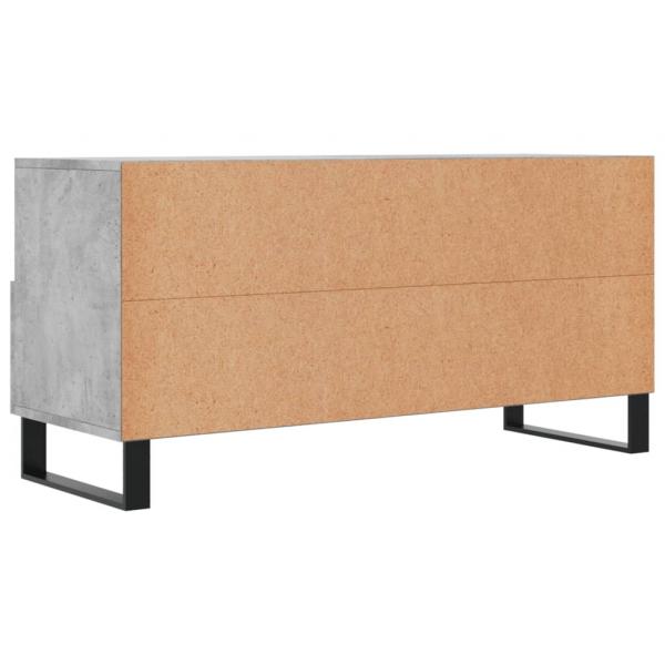 TV-Schrank Betongrau 102x36x50 cm Holzwerkstoff