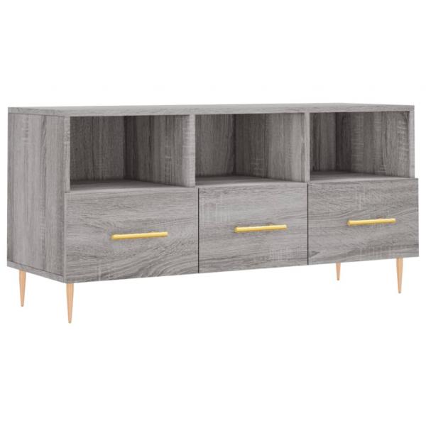 TV-Schrank Grau Sonoma 102x36x50 cm Holzwerkstoff