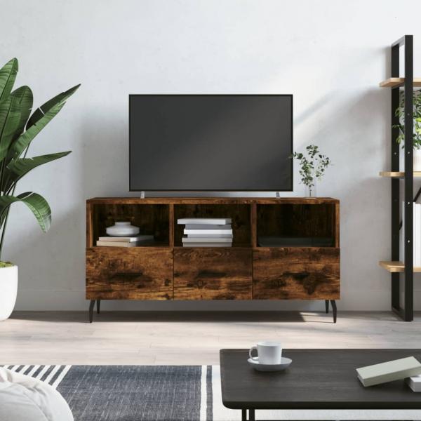 ARDEBO.de - TV-Schrank Räuchereiche 102x36x50 cm Holzwerkstoff