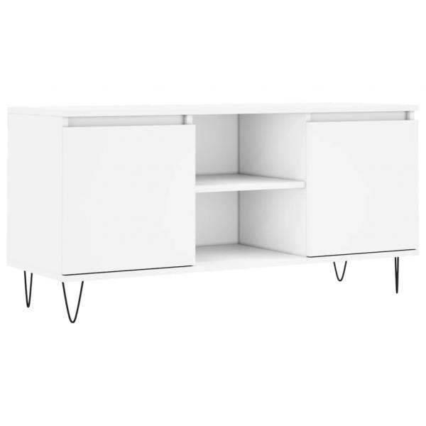 TV-Schrank Weiß 104x35x50 cm Holzwerkstoff