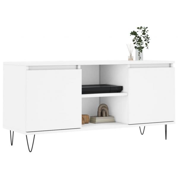 TV-Schrank Weiß 104x35x50 cm Holzwerkstoff