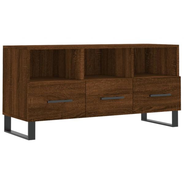 TV-Schrank Braun Eichen-Optik 102x36x50 cm Holzwerkstoff