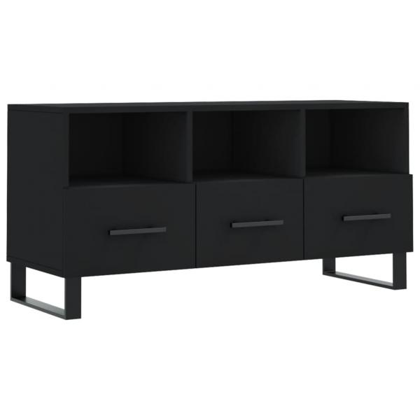 TV-Schrank Schwarz 102x36x50 cm Holzwerkstoff