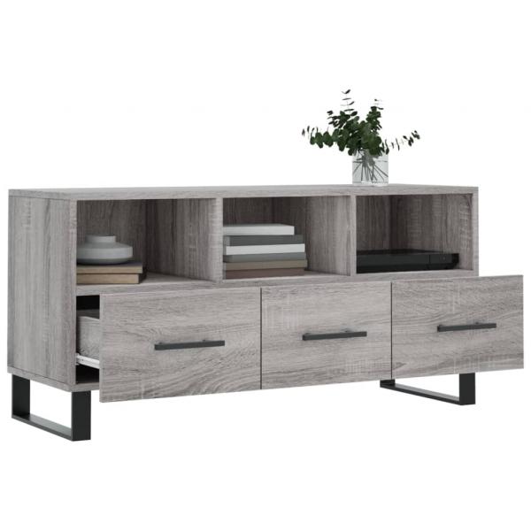 TV-Schrank Grau Sonoma 102x36x50 cm Holzwerkstoff