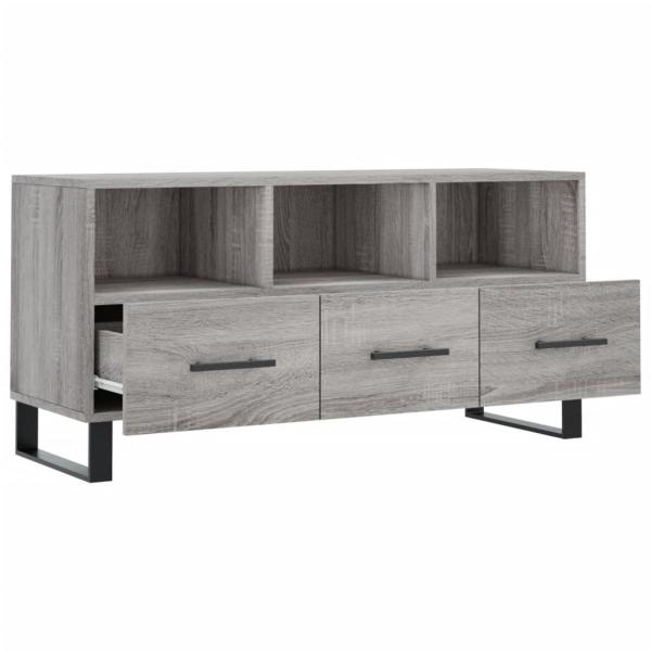 TV-Schrank Grau Sonoma 102x36x50 cm Holzwerkstoff