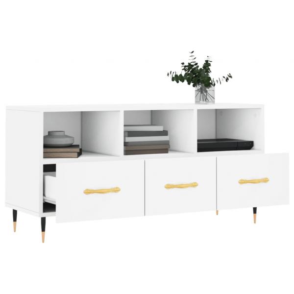 TV-Schrank Weiß 102x36x50 cm Holzwerkstoff