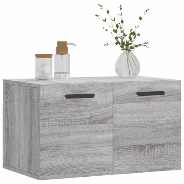 Wandschrank Grau Sonoma 60x36,5x35 cm Holzwerkstoff