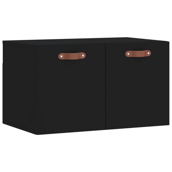 Wandschrank Schwarz 60x36,5x35 cm Holzwerkstoff