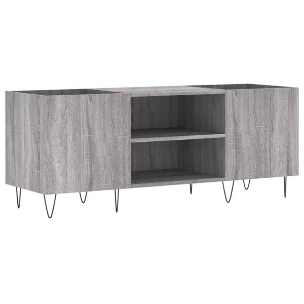 Plattenschrank Grau Sonoma 121x38x48 cm Holzwerkstoff