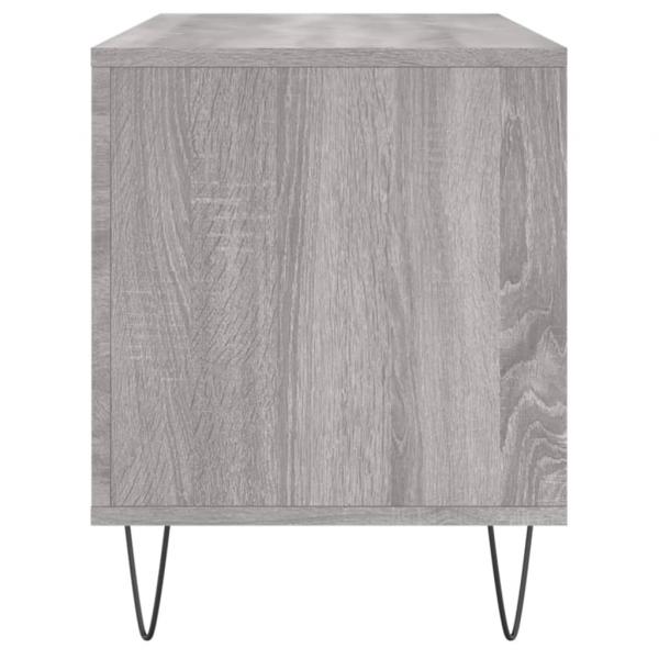 Plattenschrank Grau Sonoma 100x38x48 cm Holzwerkstoff