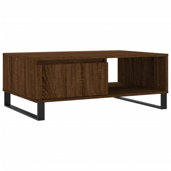 Couchtisch Braun Eichen-Optik 90x60x35 cm Holzwerkstoff