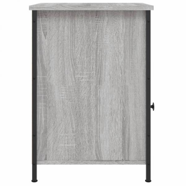 Nachttische 2 Stk. Grau Sonoma 40x42x60 cm Holzwerkstoff